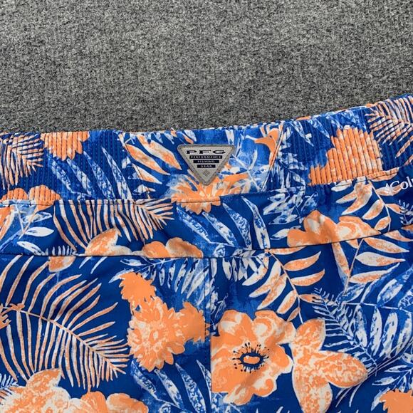 Columbia Shorts Womens L Large Multi PFG 5 Inch Tidal Sands Floral Print Pull On - Picture 10 of 12